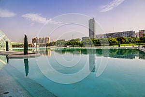 architecture City of Arts and Sciences in Valencia, Spain photo