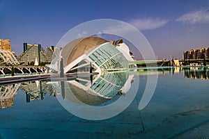 architecture City of Arts and Sciences in Valencia, Spain photo