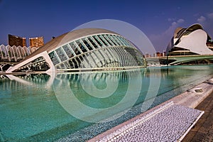 architecture City of Arts and Sciences in Valencia, Spain photo