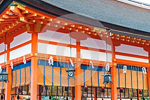 Beautiful Architecture Fushimiinari Taisha ShrineTemple in Kyoto