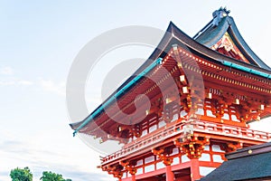 Beautiful Architecture Fushimiinari Taisha ShrineTemple in Kyoto