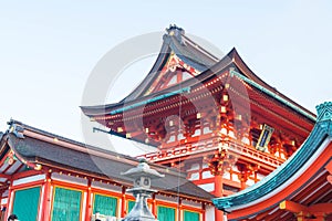 Beautiful Architecture Fushimiinari Taisha ShrineTemple in Kyoto