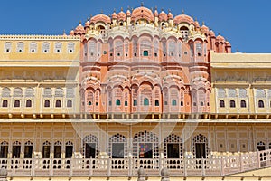 The Beautiful Architecture of Hawa Mahal ` Palace of Winds` or `Palace of the Breeze `