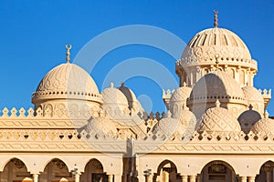 Beautiful architecture of Mosque in Hurghada