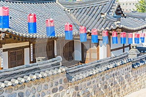 Beautiful Architecture in Namsangol Hanok Village photo