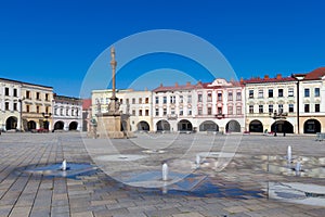 Beautiful architecture of Novy Jicin