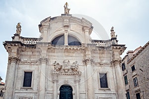 Beautiful architecture in the old town of Dubrovnik