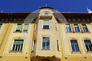 Beautiful architecture in Oradea town, Bihor county, Romania.