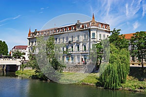 Beautiful architecture in Oradea town, Bihor county, Romania.