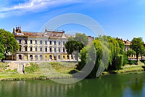 Beautiful architecture in Oradea town, Bihor county, Romania.