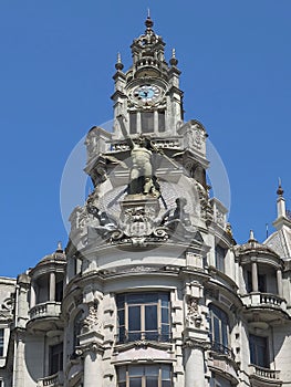 Beautiful architecture in Porto - former insurance company A Nacional by Marques da Silva