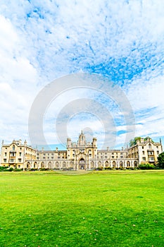 Beautiful Architecture St. John\'s College in Cambridge photo