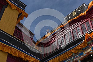 Beautiful architecture of Upper Thiksay monastery