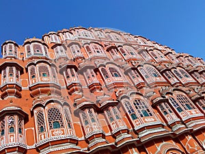 Beautiful architecture of wind palace, Jaipur, Rajasthan, India