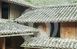 Beautiful architecture wooden houses, Vuong's House palace