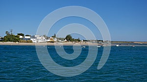 Beautiful Armona Island beach, Algarve, Portugal