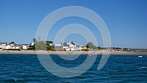 Beautiful Armona Island beach in Algarve, Portugal photo