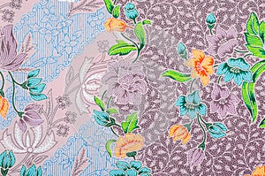 The beautiful of art batik Pattern photo