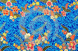 The beautiful of art Batik textile pattern