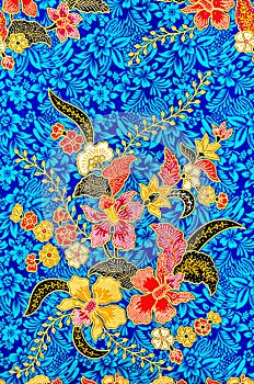 The beautiful of art Batik textile pattern