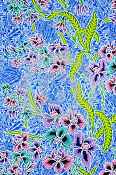 The beautiful of art Batik textile pattern