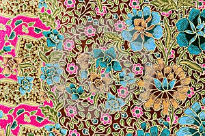 The beautiful of art Batik textile pattern