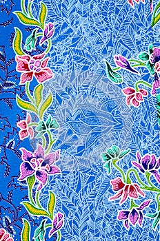 The beautiful of art Batik textile pattern