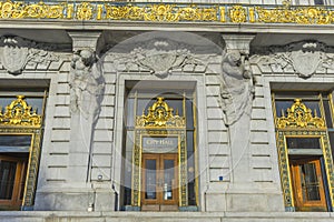 Beautiful art of San Francisco`s city hall in San Francisco, CA