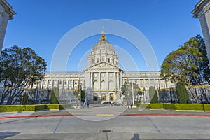 Beautiful art of San Francisco`s city hall in San Francisco, CA