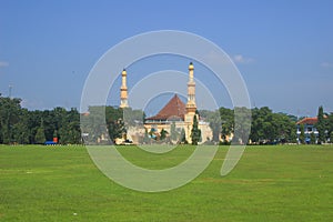 Beautiful and artistic Al Muhtaram mosque building architecture