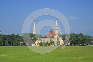 Beautiful and artistic Al Muhtaram mosque building architecture