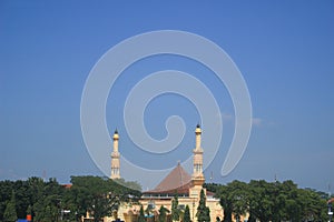 Beautiful and artistic Al Muhtaram mosque building architecture