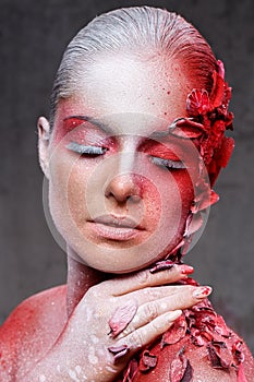 Beautiful, artistic makeup