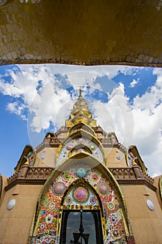 Beautiful arts and architecture at the main pagoda of Wat Pha Sorn KaewWat Phra Thart Pha Kaewin Khao Kho,Phetchabun,north-centr