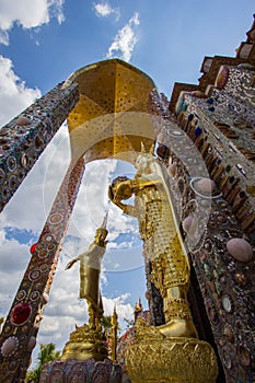 Beautiful arts and architecture at the main pagoda of Wat Pha Sorn KaewWat Phra Thart Pha Kaewin Khao Kho,Phetchabun,north-centr