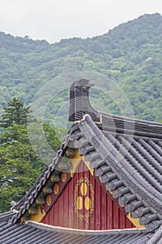 Beautiful artwork and temples from Haeinsa Temple - UNESCO World Heritage List - South Korea