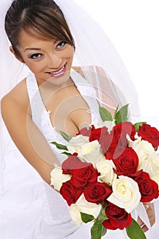 Beautiful Asian bride