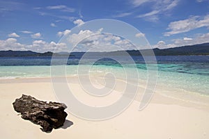 Beautiful atoll near batanta island in raja ampat