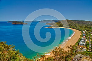 Beautiful Australian beach on a clear sunny day.