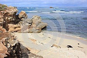 Beautiful Australian rocky coastline