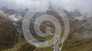 Beautiful Austrian Alps, Hintertux Glacier photo