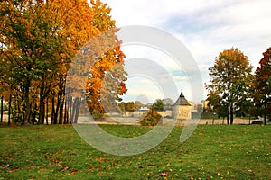 Beautiful autumn day in the park