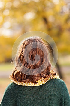 Beautiful autumn hair