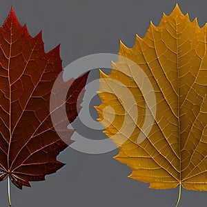 Beautiful Autumn Leaves with the help of AI Art.