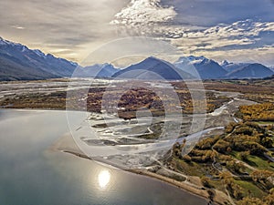 The beautiful autumn lookout of Glenorchy