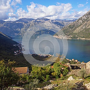 Montenegro. View of Kotor Bay