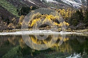 The beautiful autumn scenery of bipeng ditch