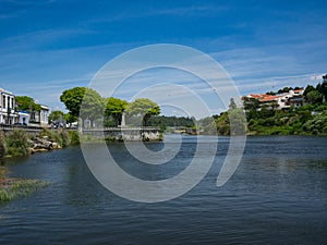 Beautiful Ave River, Vila do Conde, Porto region, Portugal