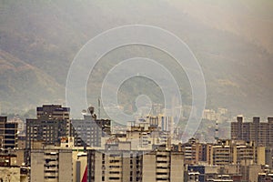 Beautiful awesome nice view of Caracas city, Caracas , Venezuela