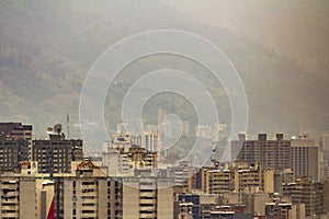 Beautiful awesome nice view of Caracas city, Caracas , Venezuela